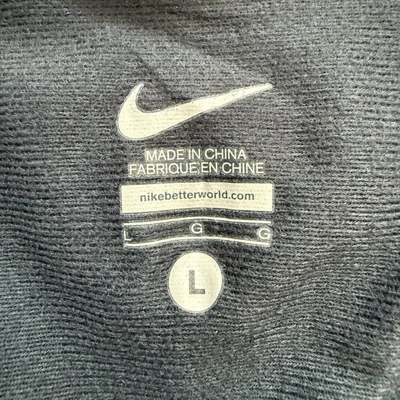 Nike Full Zip Windbreaker Track Jacket Mens Large Navy Orange Activewear Outdoor - Picture 13 of 15